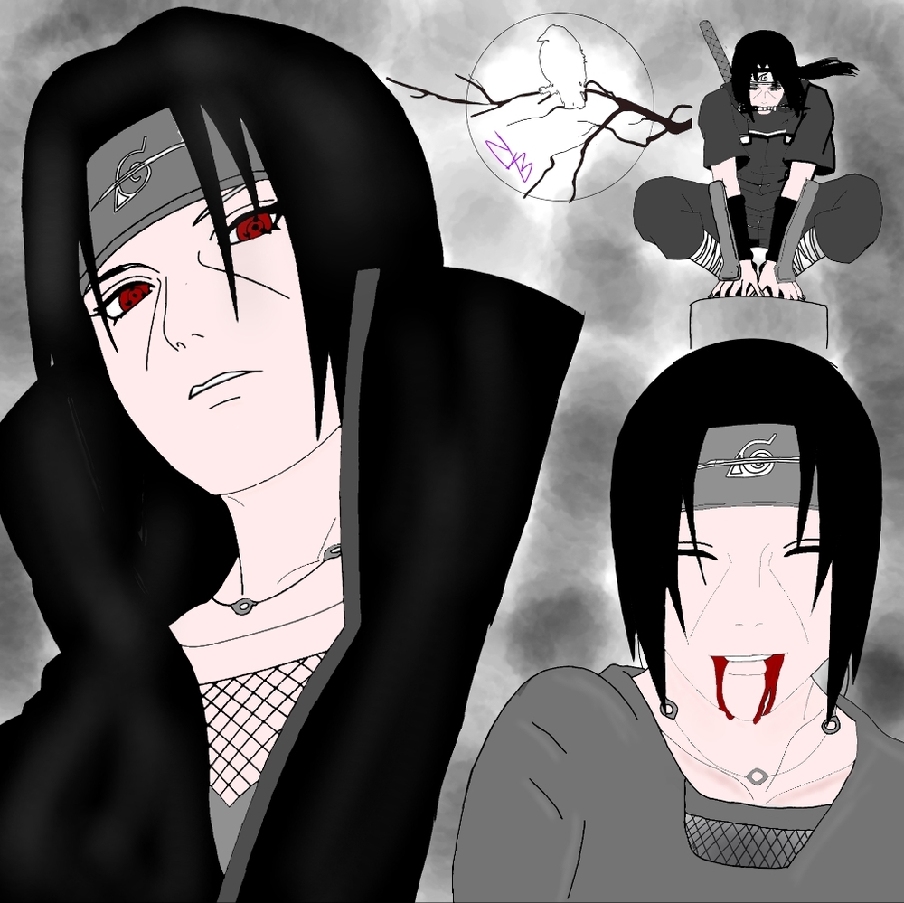 Life of Itachi Naruto Drawing